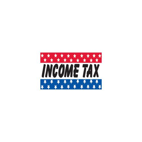 INCOME TAX 3x5 Flag