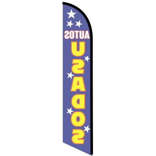 Autos Usados swooper flag