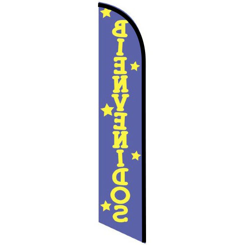 Bienvenidos feather flag
