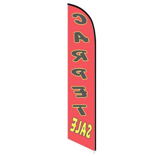 Carpet Sale red feather flag