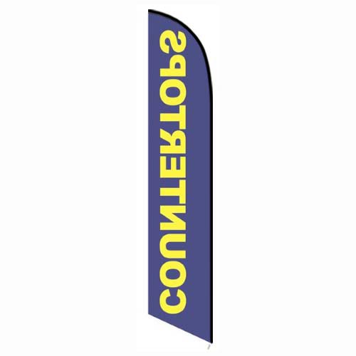 Countertops feather flag