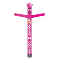 Dunkin Donuts Open 24 Hours Inflatable Man | 18ft air powered tube dancer