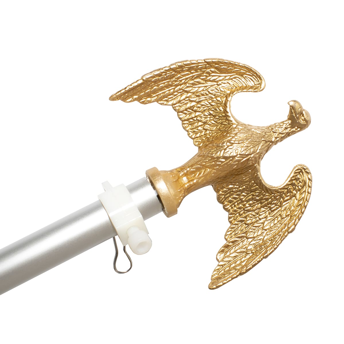 3x5 Flag Pole with Eagle Top, Mount and Screws Included, Compatible with 2x3' Flags - Image 4