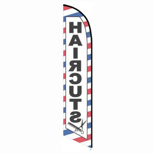 Haircuts feather flag