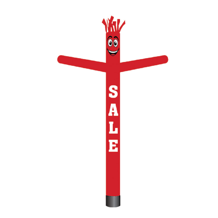 Red Sale Inflatable Tube Man - 18ft air powered dancer for outdoors