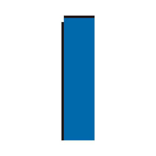 Marina Blue Rectangle Flag