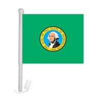 Washington Window Clip-on Flag