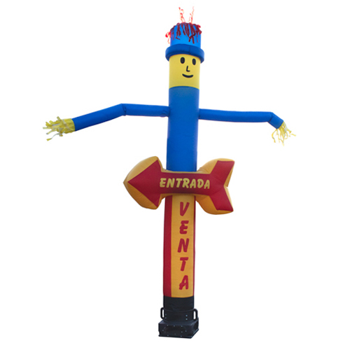 entrada venta inflatable tube man