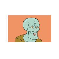 Handsome Squidward Meme 3×5 Flag