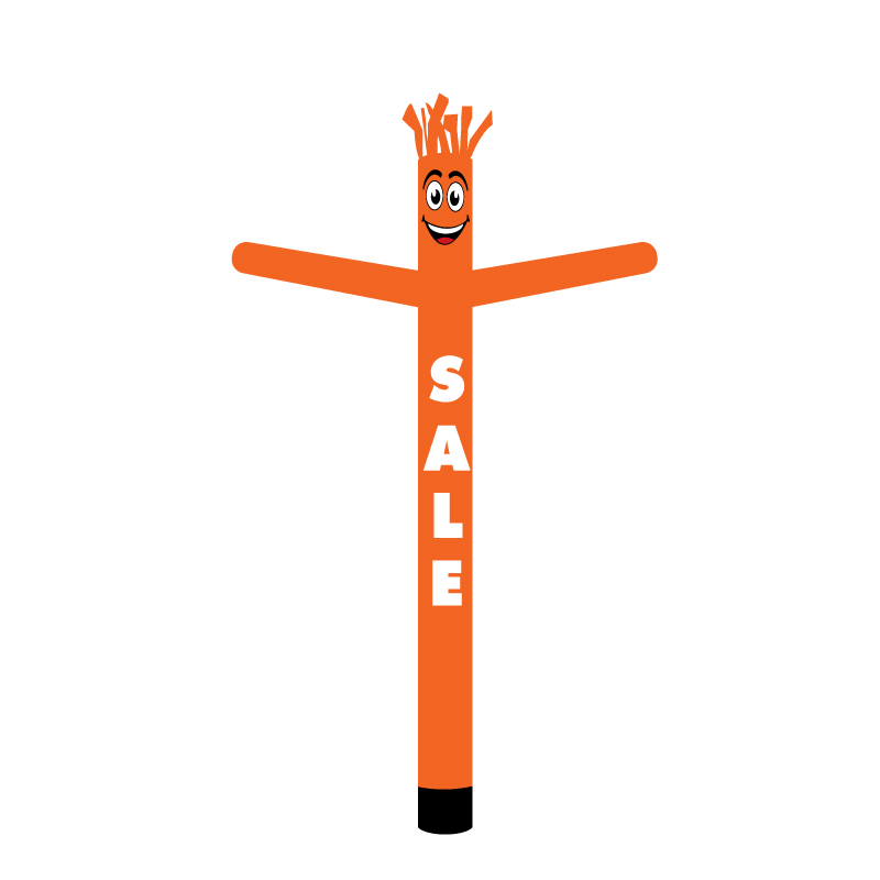 orange sale inflatable tube man feather flag nation outdoor advertising