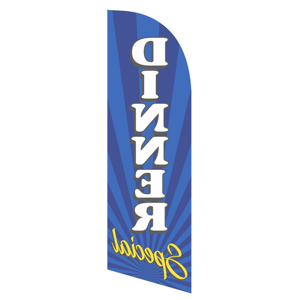 Small Dinner Special Feather Flag - Image 2