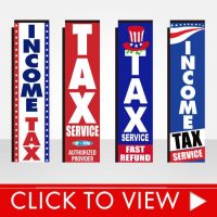 Tax Season Banner Flags